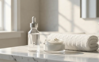 Routine de soins de la peau pour une peau saine
